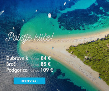 split dubrovnik podgorica letalskekarte poletje