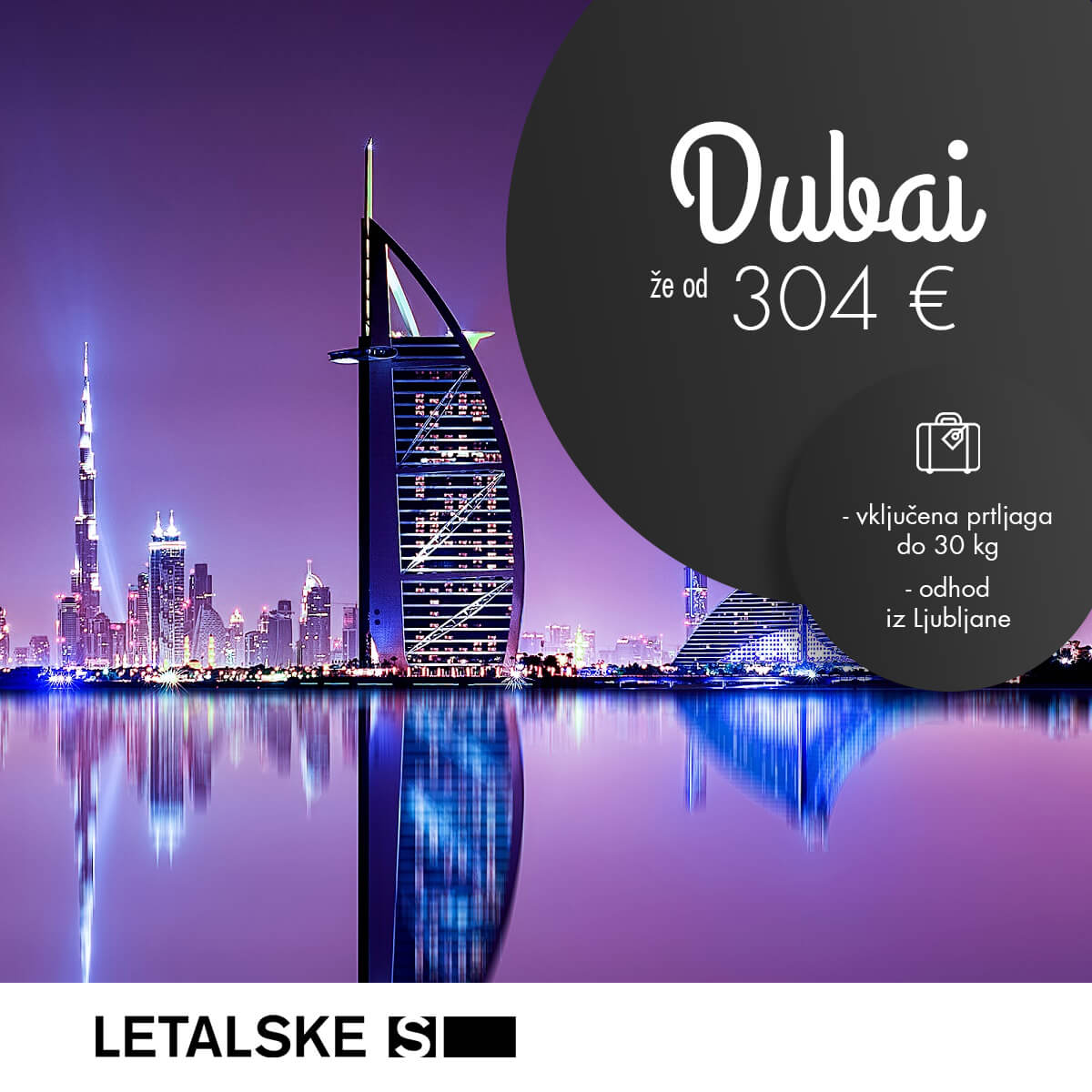 Dubai vizual, Dubai već od 2520 kuna, Dubai jeftine avio karte, putovanje u Dubai 