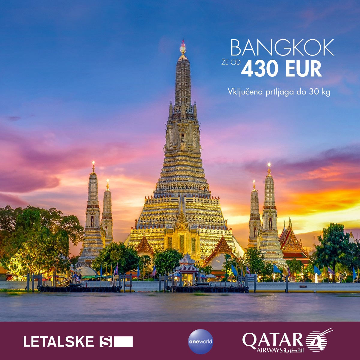 Bangkok vizual, Bangkok već od 3190 kuna, Bangkok jeftine avio karte, putovanje za Bangkok